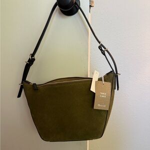 NWT Madewell Keeper Shoulder Suede Bag